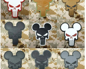 Collection image for: Punisher Mickey Mouse Skull Disney here we Come