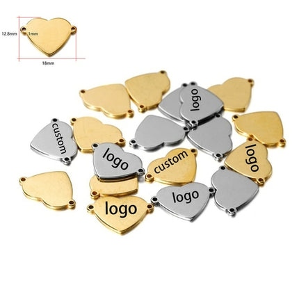 Laser Logo Tag Stainless Steel | Pendant Laser Steel Customized |