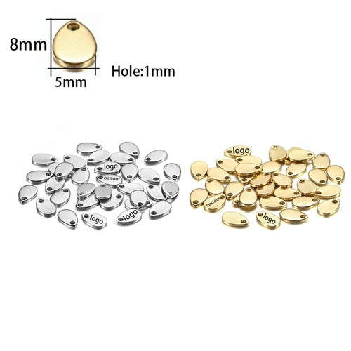 Laser Logo Tag Stainless Steel | Pendant Laser Steel Customized |