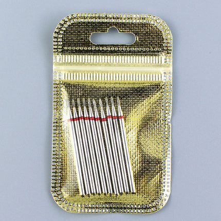 10pcs Diamond Milling Cutter Nail Drill Bits Set For Manicure