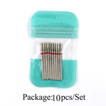 10pcs Diamond Milling Cutter Nail Drill Bits Set For Manicure