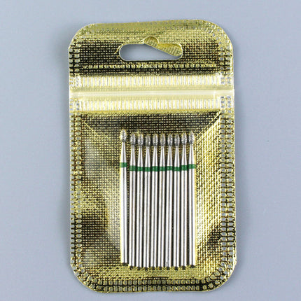 10pcs Diamond Milling Cutter Nail Drill Bits Set For Manicure