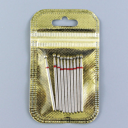 10pcs Diamond Milling Cutter Nail Drill Bits Set For Manicure