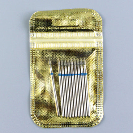 10pcs Diamond Milling Cutter Nail Drill Bits Set For Manicure