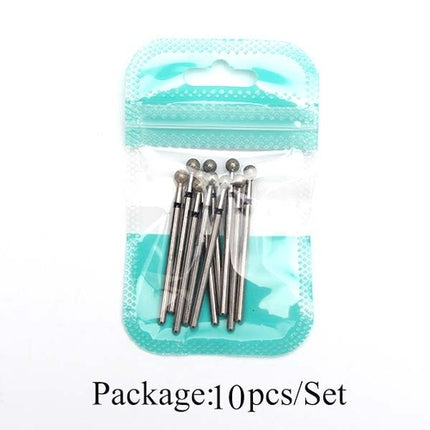 10pcs Diamond Milling Cutter Nail Drill Bits Set For Manicure