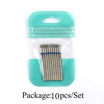 10pcs Diamond Milling Cutter Nail Drill Bits Set For Manicure