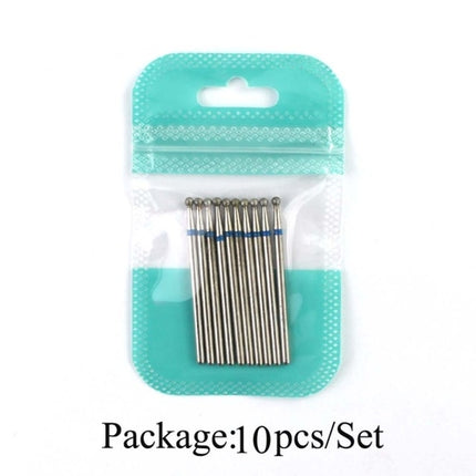 10pcs Diamond Milling Cutter Nail Drill Bits Set For Manicure