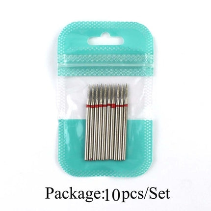 10pcs Diamond Milling Cutter Nail Drill Bits Set For Manicure