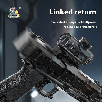 LED Lights Electric Water Guns Children Simulated Shooting Recoil