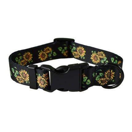 15 Kinds Of Color Nylon Printed Dog Collar Adjustable Collar For Dogs