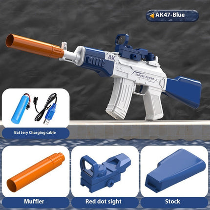 AK47 Electric Water Guns Fully Automatic Shooting Game Beach