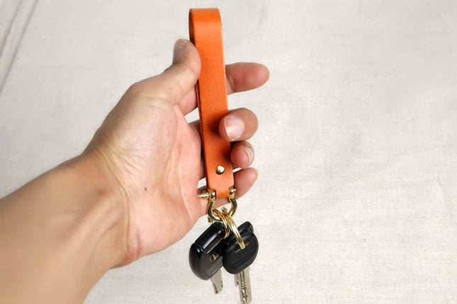 Handcrafted Ultra-Strong Leather Keychain
