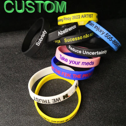 Sos Bracelet Custom Silicon | Wristband Bracelet Custom | Silicone Sos