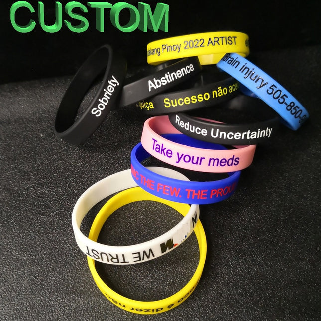 Sos Bracelet Custom Silicon | Wristband Bracelet Custom | Silicone Sos