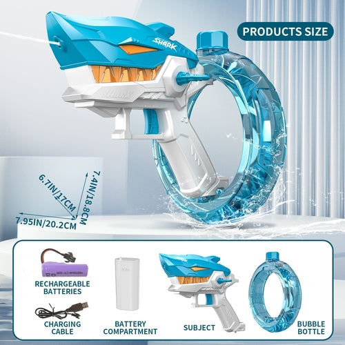 New Shark Electric Water Gun Toys Fully Automatic Continuous Fire
