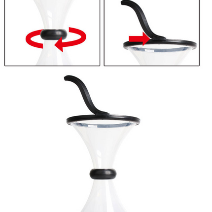 Pressure Relieving Vortex Bank Watch Money Defy Gravity Piggy Bank