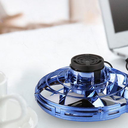 Mini Drone LED UFO Type Flying Helicopter Spinner Fingertip