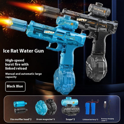 LED Lights Electric Water Guns Children Simulated Shooting Recoil