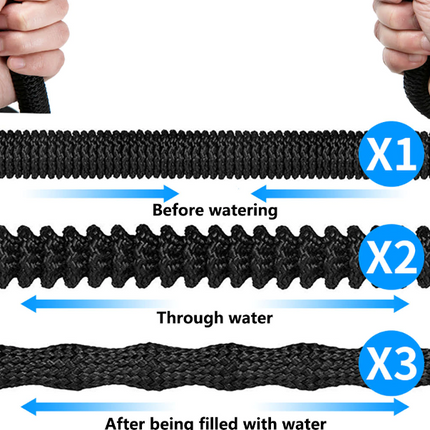 4X Stronger Deluxe Expandable Flexible Garden Hose Water Hose 25, 50,