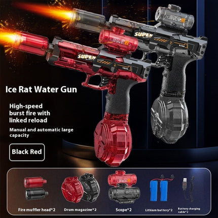 LED Lights Electric Water Guns Children Simulated Shooting Recoil