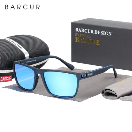BARCUR Sports Sunglasses for Men Polarized FishingTravel TR90 Light