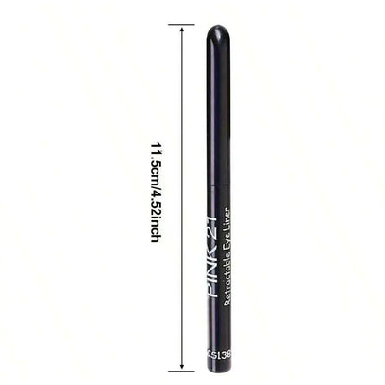 3pcs Waterproof Black Eyeliner Pencils-Smudge-Proof, Long-Lasting
