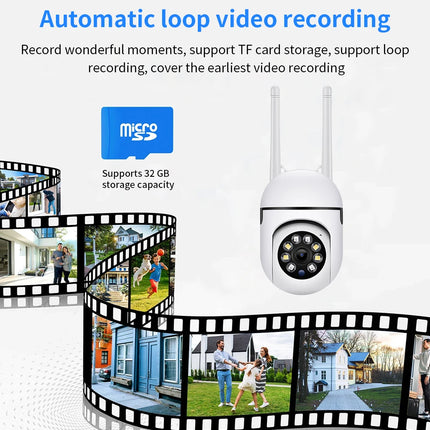 8MP Wifi IP Wireless Security Surveillance PTZ Camera 4X Zoom Cameras