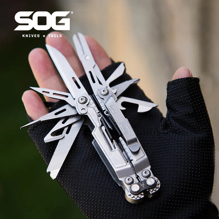 SOG PowerPint 18-in-1 Tactical Multi-Tool with Folding Pliers & Knife