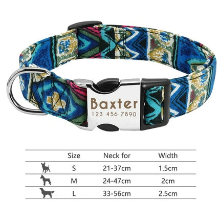 Nylon Dogs Cat Id Collars | Collars, Harnesses Leads - Adjustable