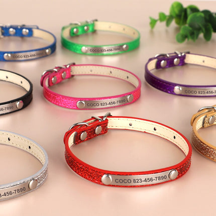 Cat Collars Name Phone Number | Cat Collar Personalized Kitten |
