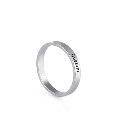 Personalized Name Ring Stainless Steel | Custom Rings Names