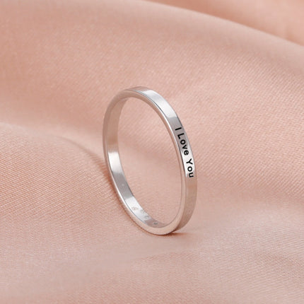 Personalized Name Ring Stainless Steel | Custom Rings Names