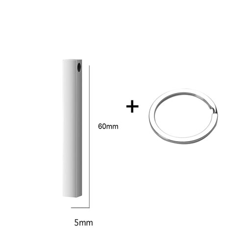 Custom Phone Number Logo Name Keychain Women Men Car Key Ring Laser