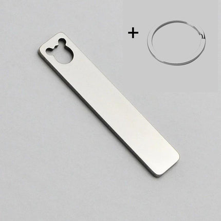 Custom Phone Number Logo Name Keychain Women Men Car Key Ring Laser