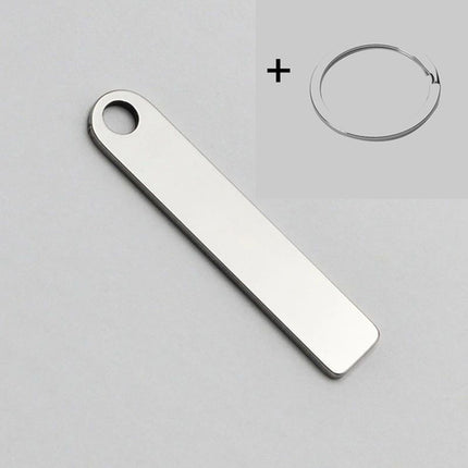 Custom Phone Number Logo Name Keychain Women Men Car Key Ring Laser