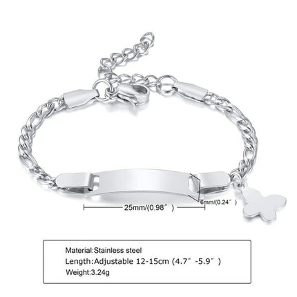 Custom Baby Bracelet Name | צמיד שם לתינוקות | Stainless Steel Baby
