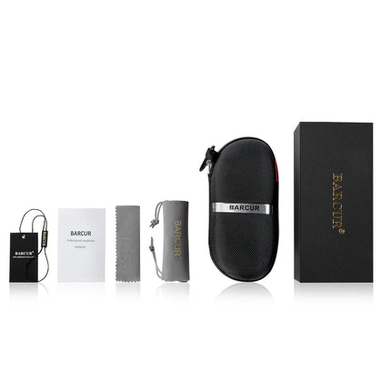 BARCUR Sports Sunglasses for Men Polarized FishingTravel TR90 Light