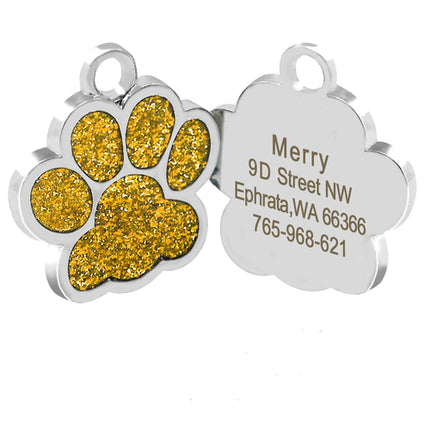 Personalized Dog Tags Engraved Cat Puppy Pet ID Name Collar Tag