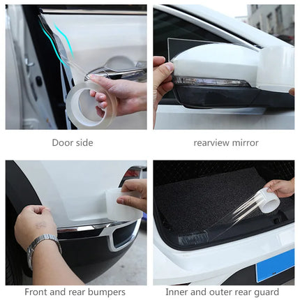 BLALION Transparent Car Door Protector Sticker Anti Scratch Tape Auto