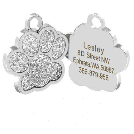Personalized Dog Tags Engraved Cat Puppy Pet ID Name Collar Tag