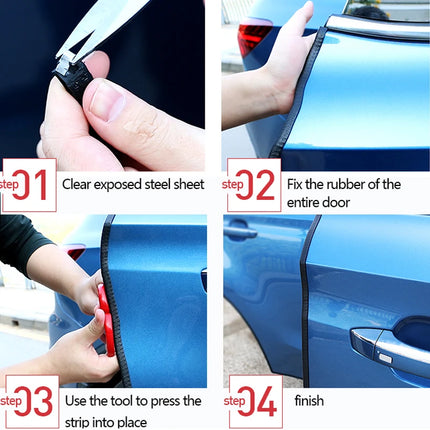 Car Door Edge Protector Universal Auto Door Guard Protective Strips