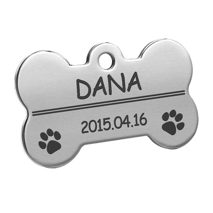 Personalized Dog Tags Engraved Cat Puppy Pet ID Name Collar Tag