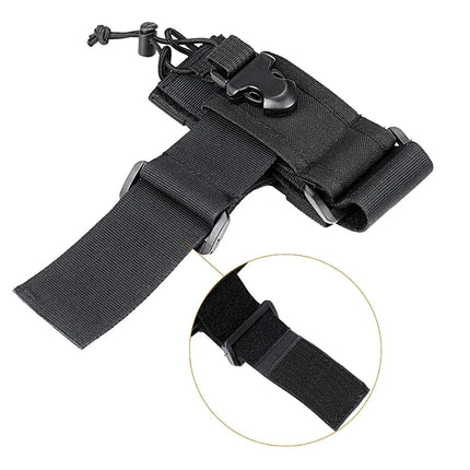 Tactical Molle Radio Pouch Walkie Talkie Holster Nylon Waist Pack Belt