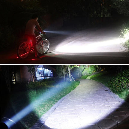 5000lm Led White Tactical Hunting Flashlight Weapon Gun Light +Rifle