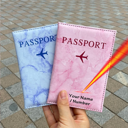 Customize Name Passport Cover Travel Wallet | Passport Holder Travel
