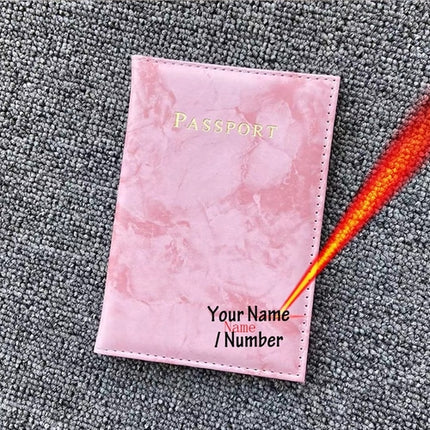 Customize Name Passport Cover Travel Wallet | Passport Holder Travel