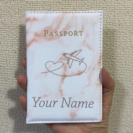 Customize Name Passport Cover Travel Wallet | Passport Holder Travel