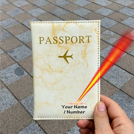 Customize Name Passport Cover Travel Wallet | Passport Holder Travel
