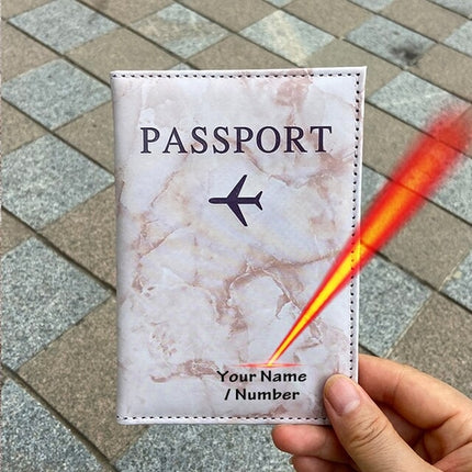 Customize Name Passport Cover Travel Wallet | Passport Holder Travel