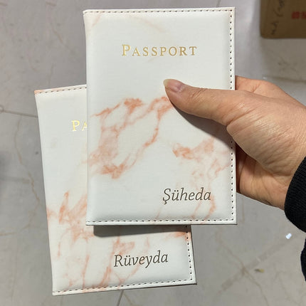 Customize Name Passport Cover Travel Wallet | Passport Holder Travel